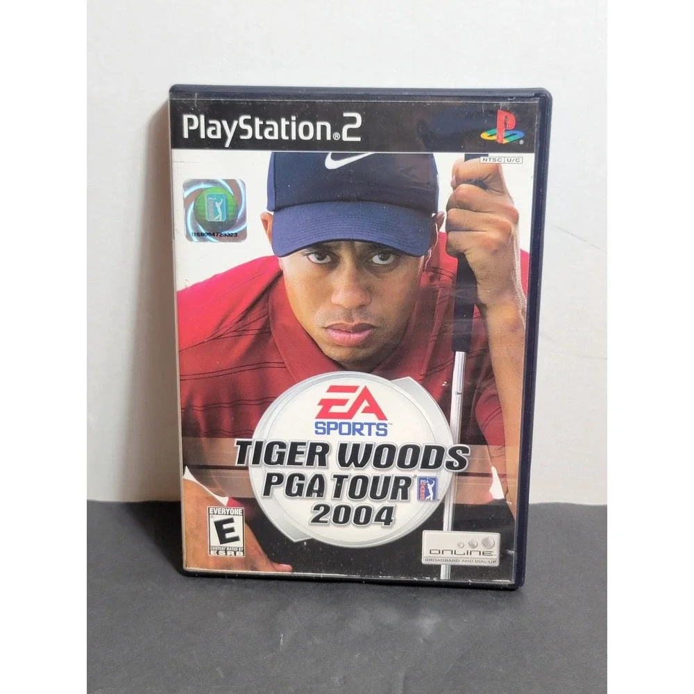 Tiger Woods PGA Tour 2004 PlayStation 2 PS2 Golf Video Game Complete Tested